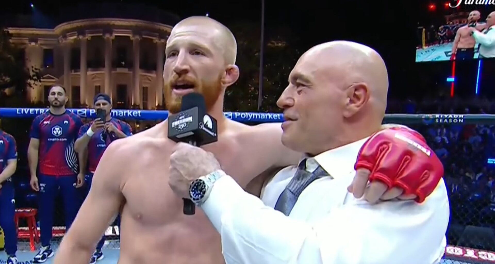 Bo Nickal Shouts Out Trump, His Balls, After Knockout Win At White House