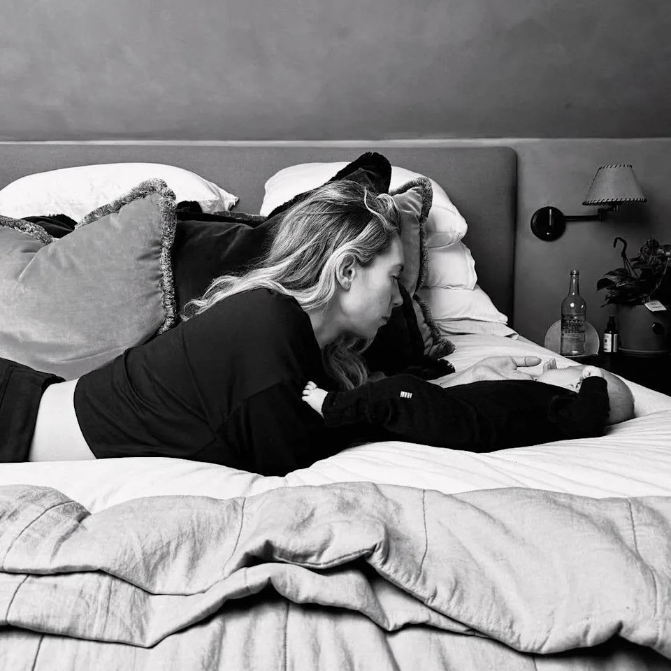 Vanessa Kirby dotes on her baby, shared by Paul Rabil on Instagram