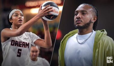 Angel Reese Sends Heartfelt 8-Word Message As Boyfriend Wendell Carter Jr. Rocks Custom Jersey at Dream-Mystics
