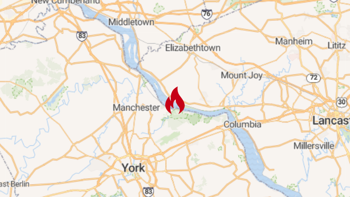 Crews tackle roof fire at Perdue AgriBusiness plant in Lancaster County, Pa.