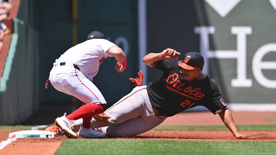 Baltimore Orioles catcher Samuel Basallo (29) © Eric Canha-Imagn Images