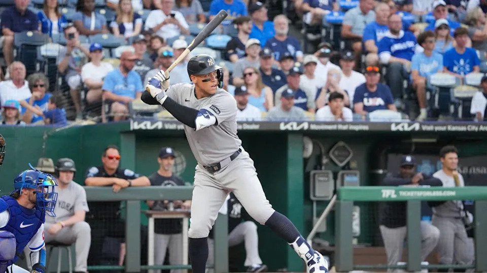 New York Yankees right fielder Aaron Judge (99)Denny Medley-Imagn Images