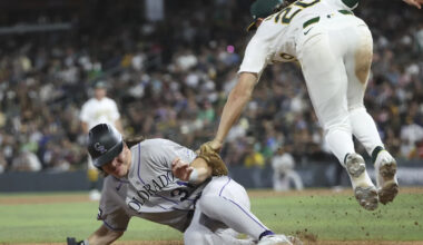 A’s Win Fourth Straight, Beat Rockies 7-5