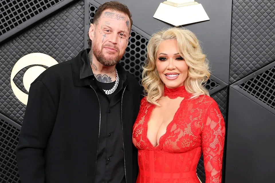 Jelly Roll and Bunnie Xo in Los Angeles in Feburary 2026.Credit: Amy Sussman/Getty