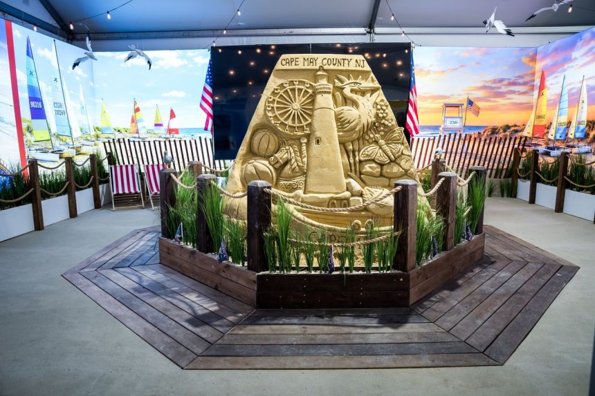 The display for New Jersey.