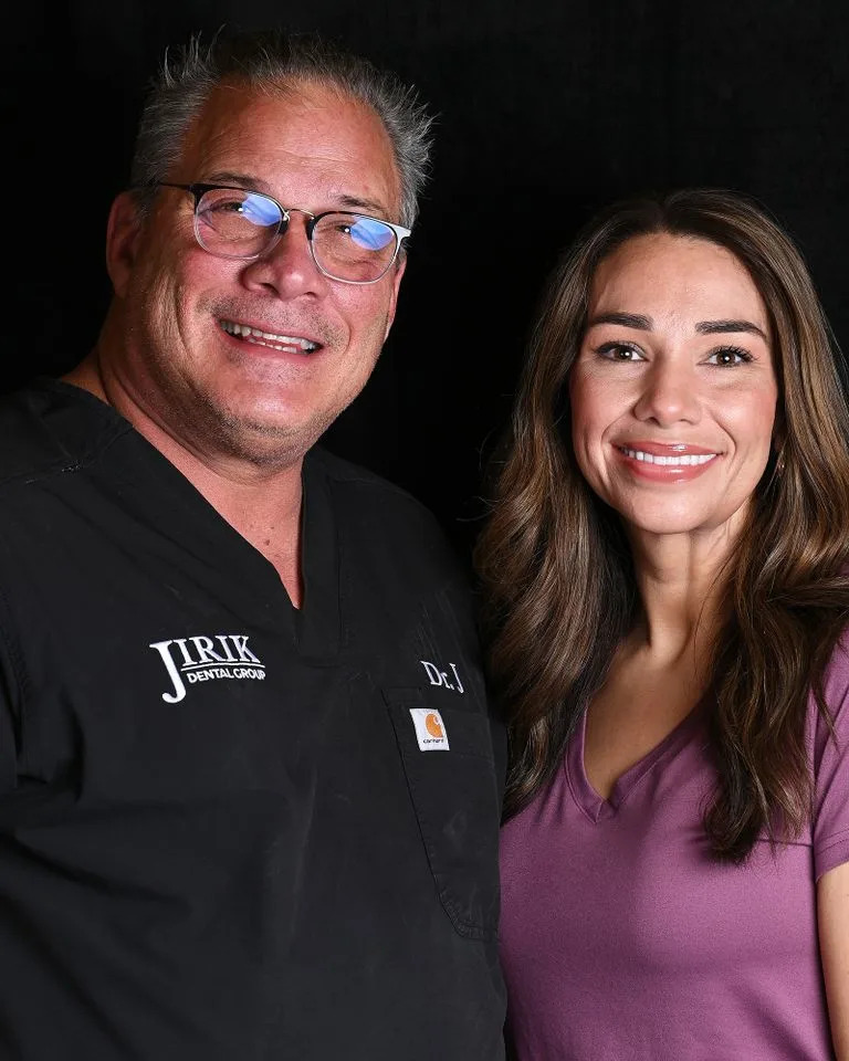 Samuel F. Jirik DDS and Lacey Duvall.Credit: Jirik Dental Group Photo Studio