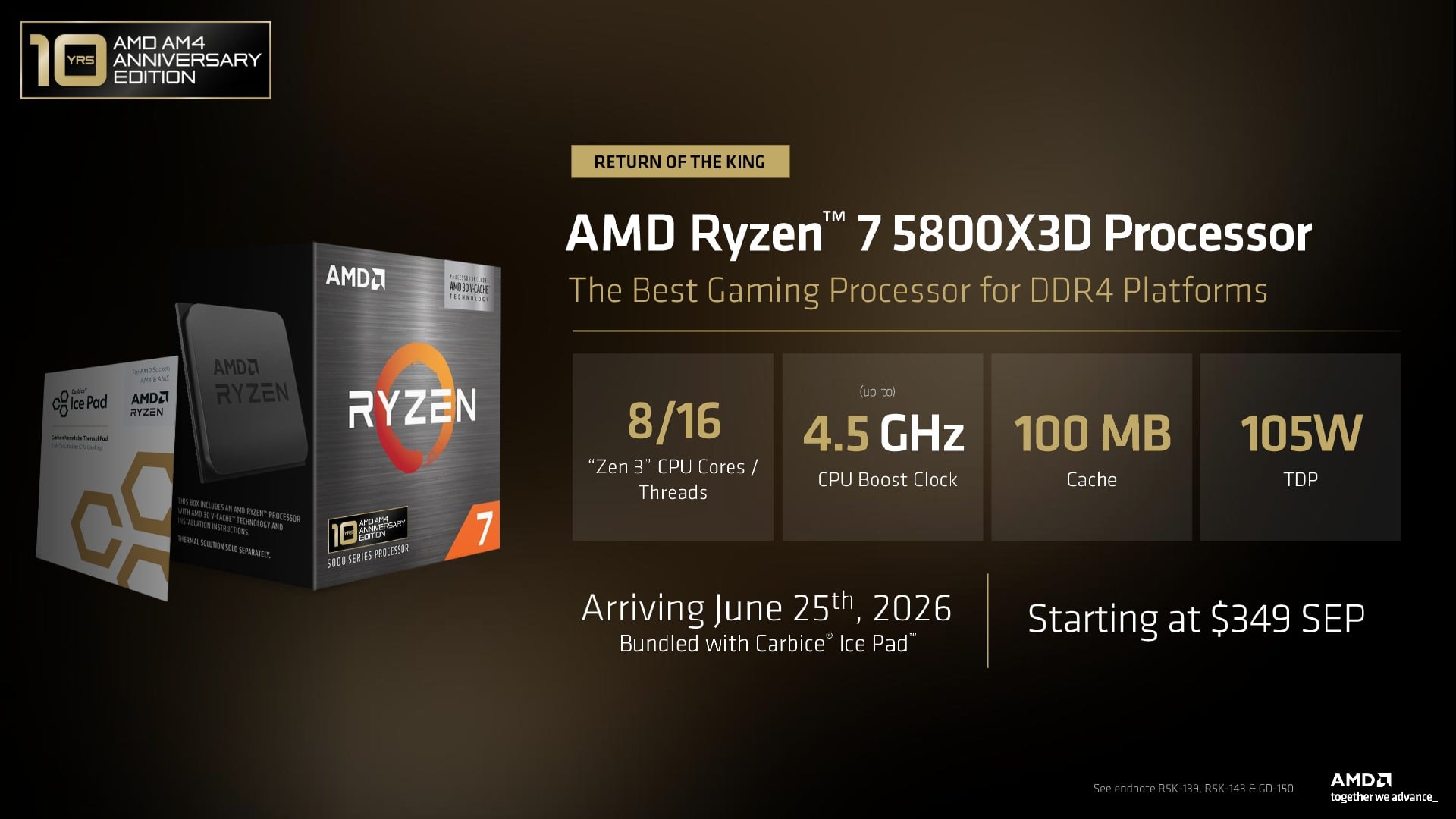 Amd Ryzen 7 5800x3d Press Deck 1