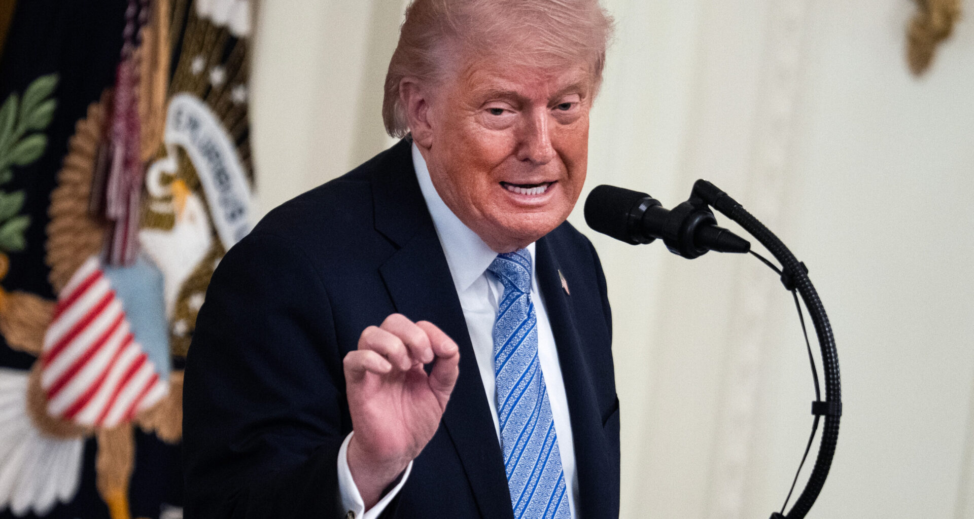 Trump Tries to Reassure Markets After Stocks Plummet