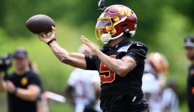 What we learned about Jayden Daniels and the Commanders’ new offense in minicamp