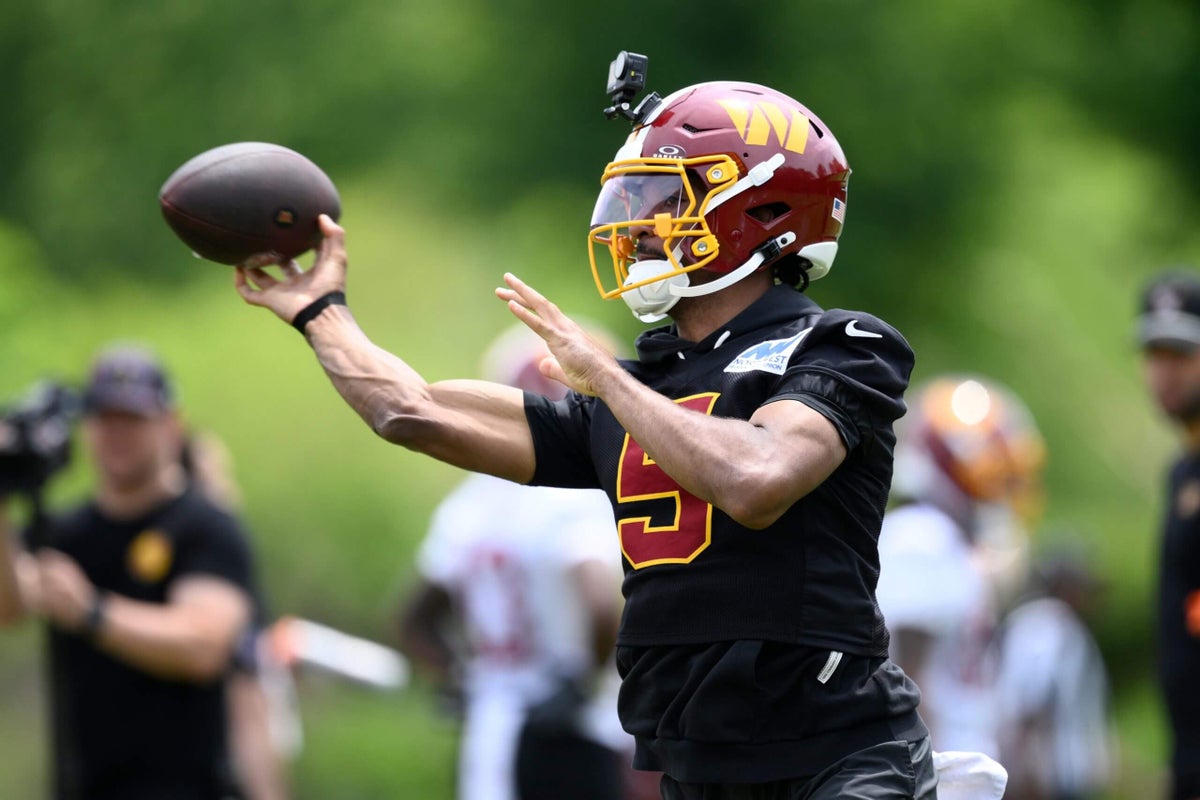 What we learned about Jayden Daniels and the Commanders’ new offense in minicamp