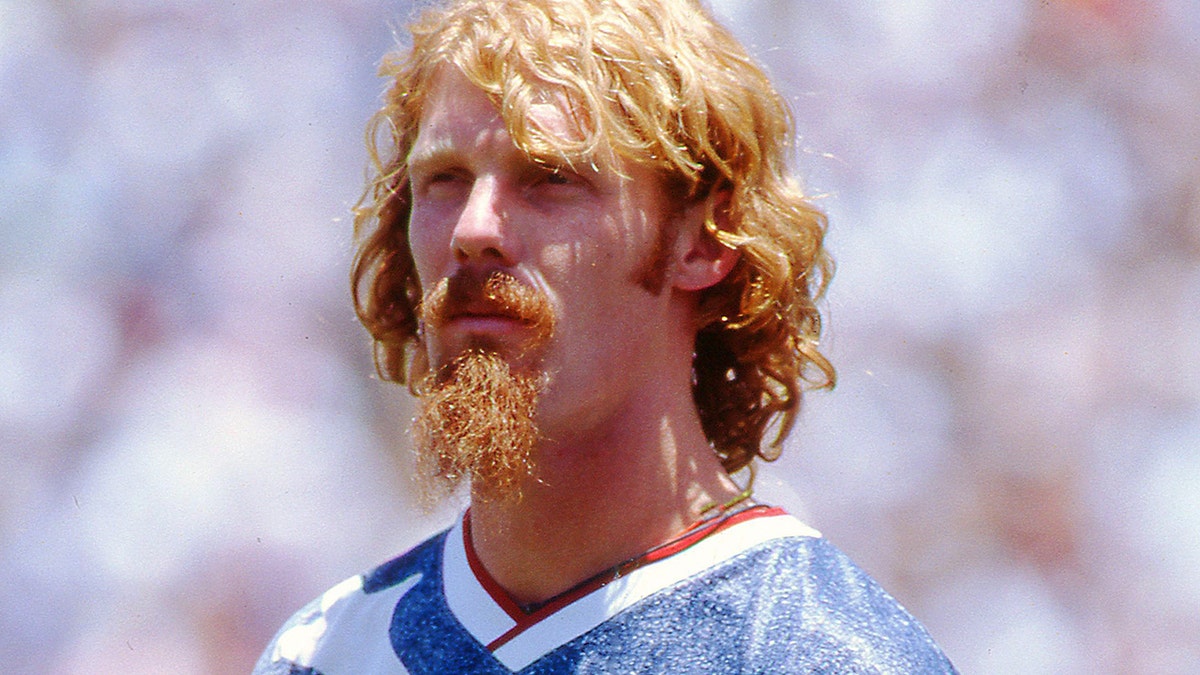 Alexi Lalas looking on during the FIFA World Cup 1994 in the United States