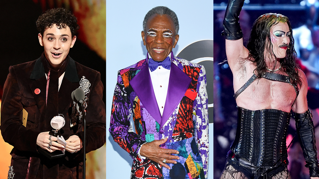 Ali Louis Bourzgui, Andre De Shields and Luke Evans in 'Richard O’Brien’s The Rocky Horror Show.'