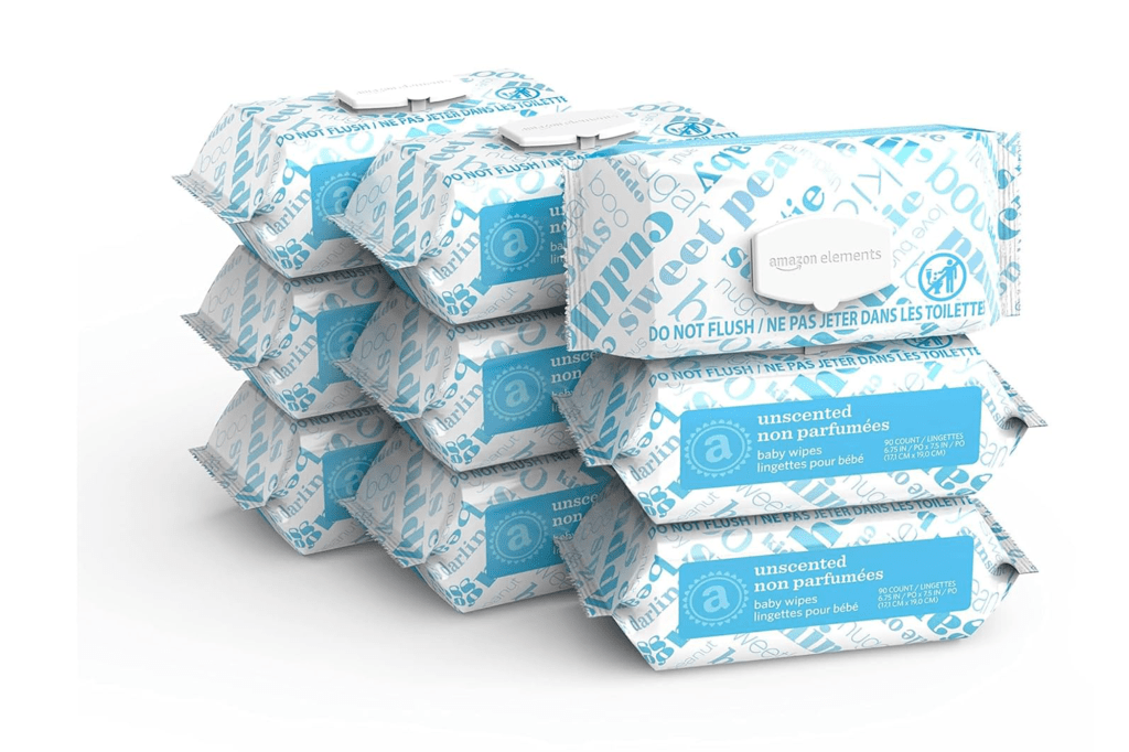 Amazon Elements Hypoallergenic Baby Wipes (810-Count)