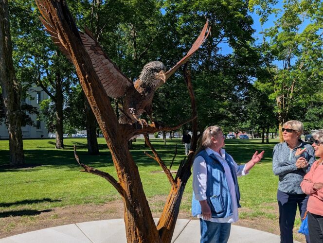 Alpena begins sestercentennial celebration with two sculpture dedications | News, Sports, Jobs