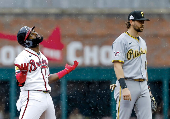 Raining on Pirates’ parade: First-place Braves rally for three-game sweep of Bucs | News, Sports, Jobs
