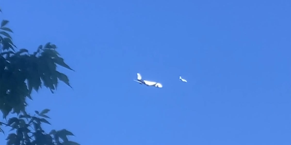 Planes circling Champlain Islands were capturing aerial photos