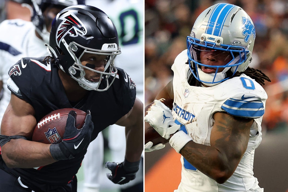 Should Falcons, Lions balk at handing Bijan Robinson, Jahmyr Gibbs record-setting deals?
