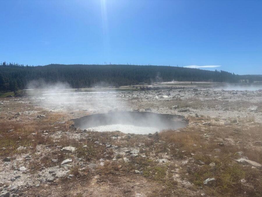A Boiling Hole Just Appeared Out of Nowhere in Yellowstone