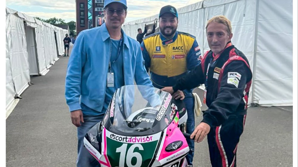 Brad Pitt on Set of 'Isle of Man' Race Movie as Production Kicks Off
