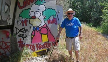 Anonymous Central Point graffiti artist dubbed ‘our very own Banksy’