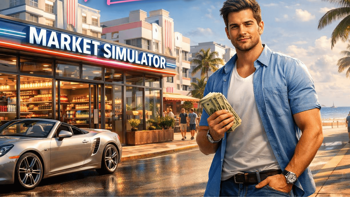 A man stands with a wad of cash