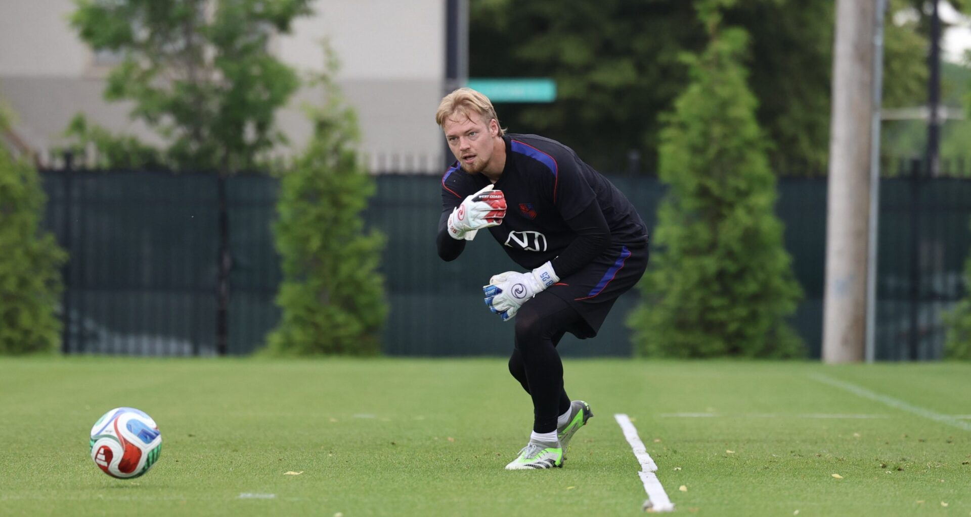 U.S. goalie Chris Brady excited to play in his hometown Saturday.