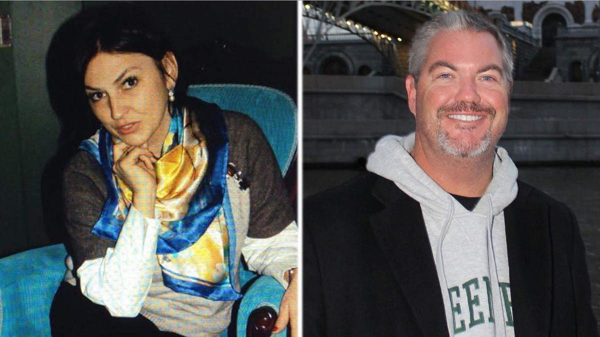 Chris and the Russian brunette and went to meet in Russia