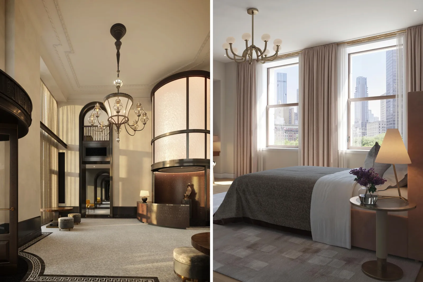 Rendering of interior of Flatiron Building.