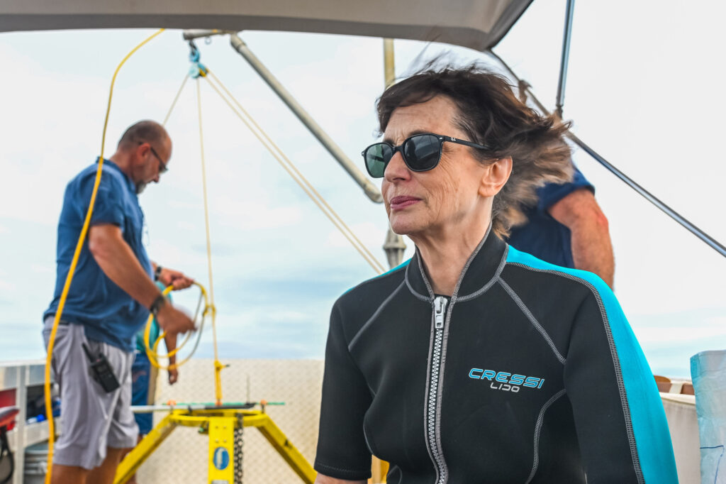 Anne Cohen has been studying coral reefs and climate change for 30 years at the Woods Hole Oceanographic Institution. Credit: Tim Briggs