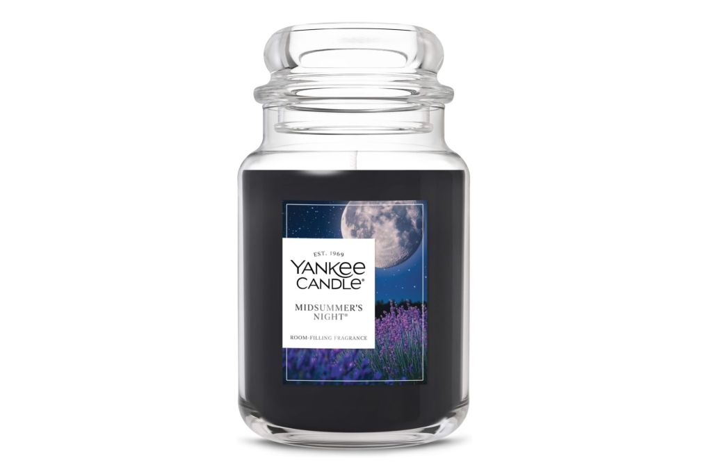 A Yankee candle