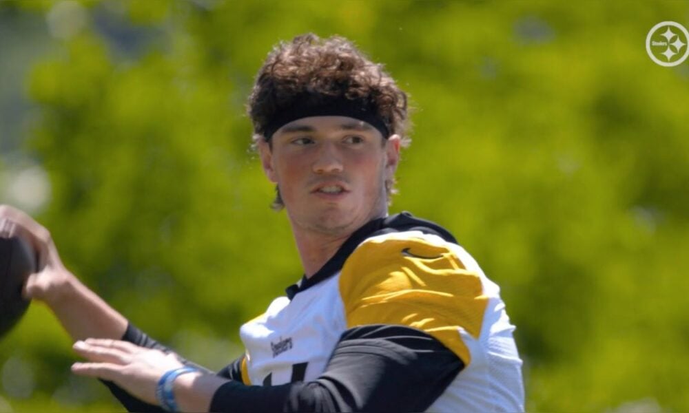 Pat Freiermuth Offers First Impressions Of Rookie Drew Allar