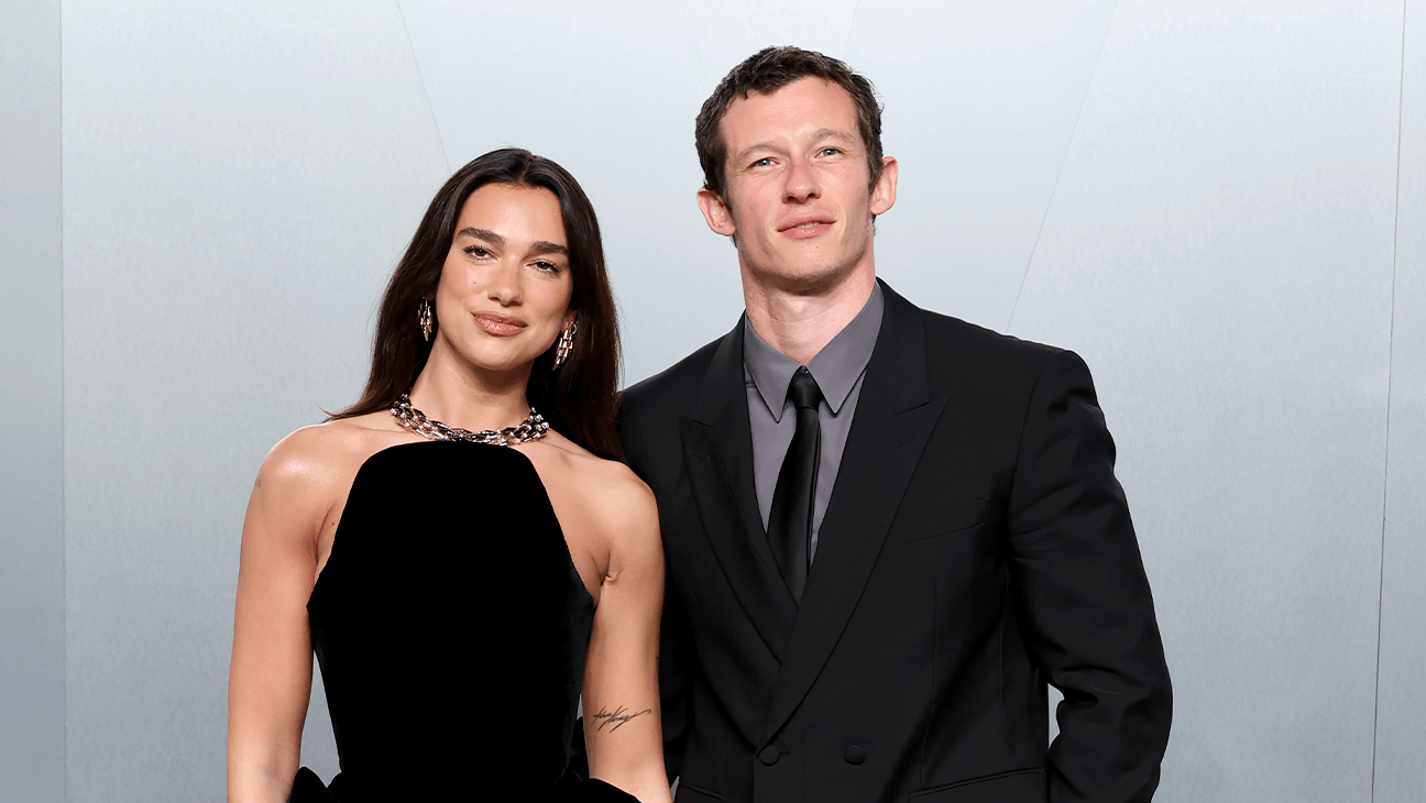 Dua Lipa and Callum Turner