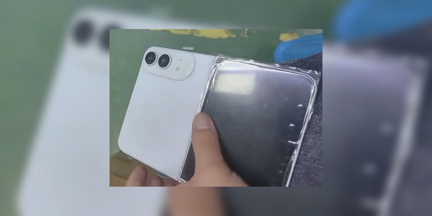 Dummy model shows how the iPhone Ultra may look in white
