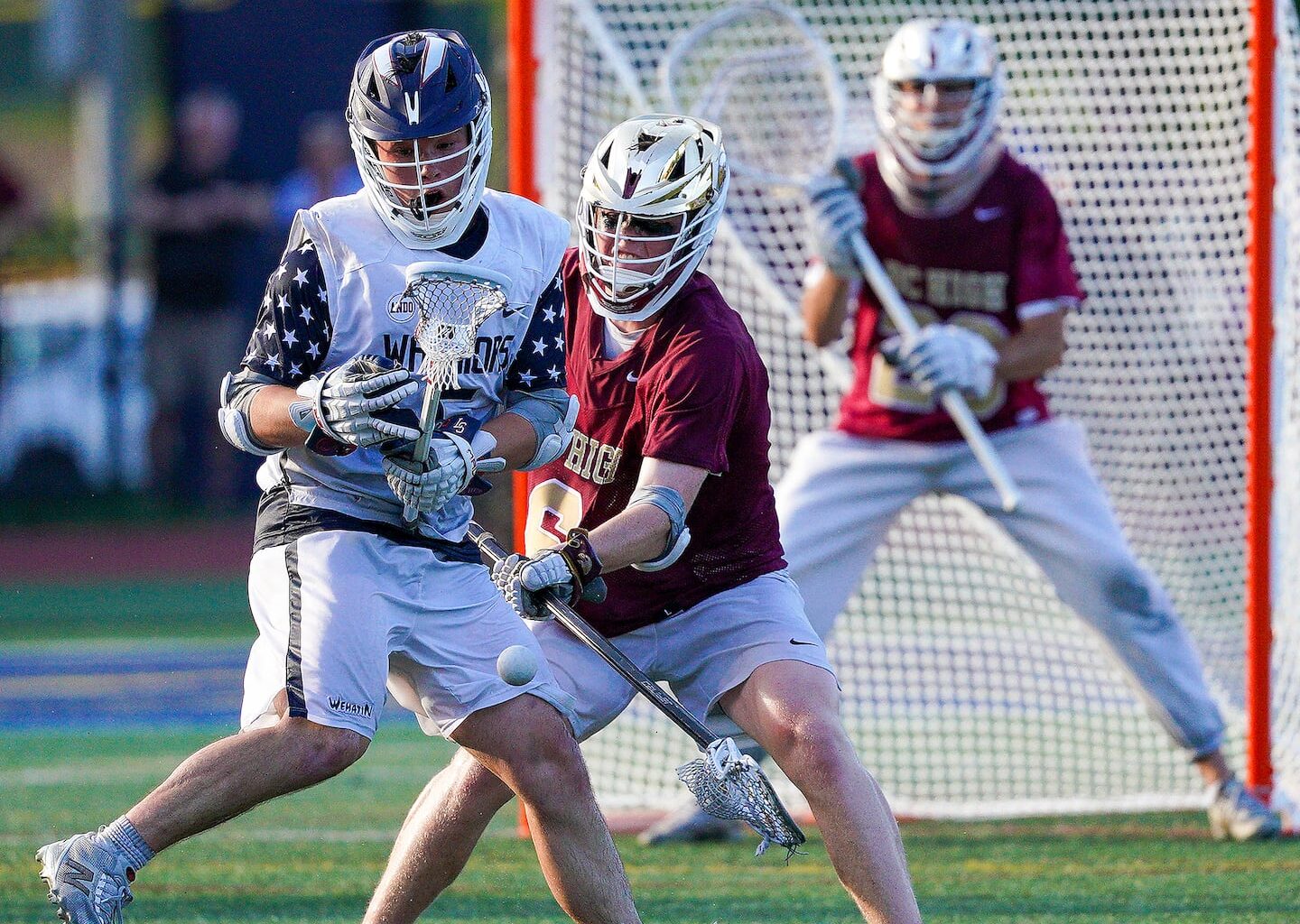 Lincoln-Sudbury nearly rallied for the Division 1 boys' lacrosse title, but fell one goal short against BC High, which won its second title and sixth straight for a Catholic Conference school.