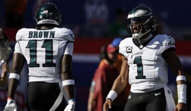 New NFL Rumors on A.J. Brown's 'Angst' Playing with Jalen Hurts & Timeline of Eagles-Patriots Trade