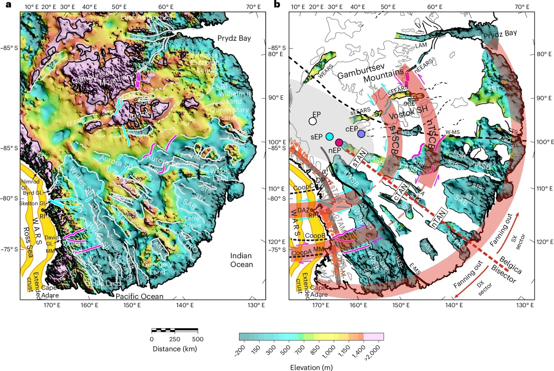 East Antarctic Fan Shaped Basin Province