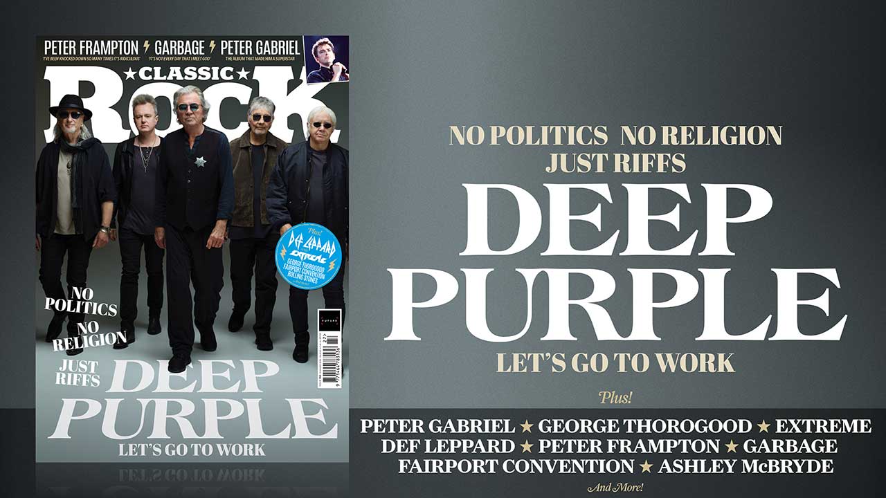 The cover of Classic Rock 355, featuring Deep Purple