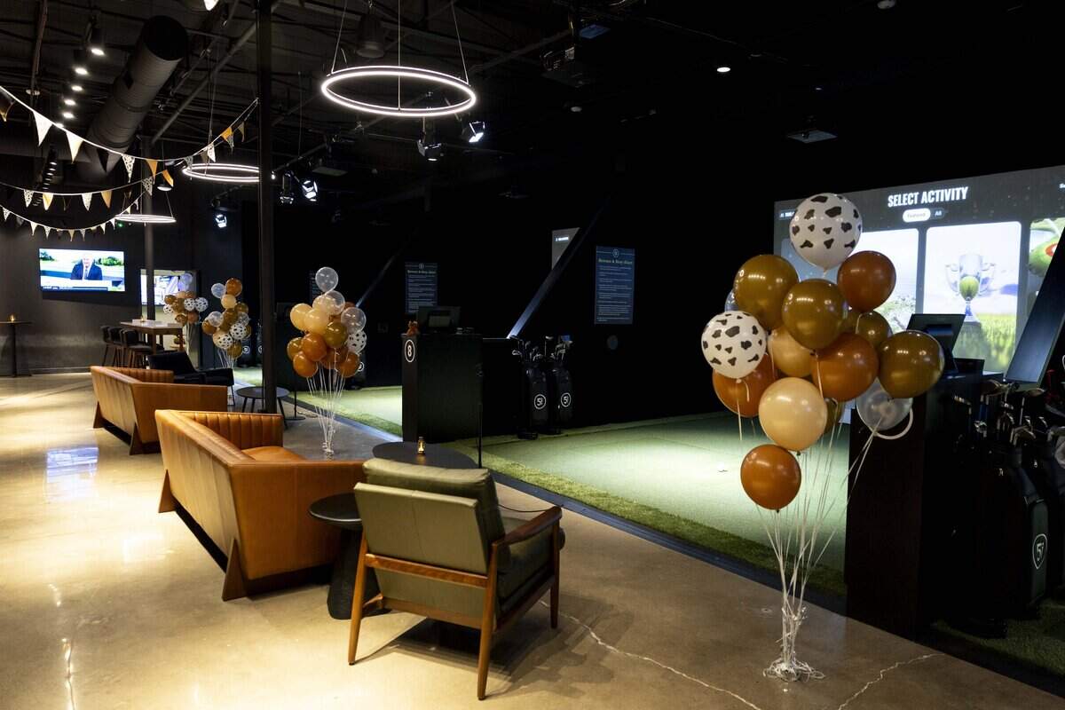 Five Iron Golf offers simulator rentals, party hosting and memberships. Five Iron Golf members can walk in and play for free at any time depending on availability.