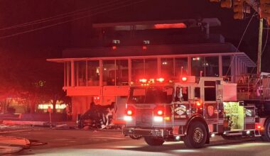 Two hospitalized, hundreds lose power after Glenwood Avenue crash at Five Points :: WRAL.com