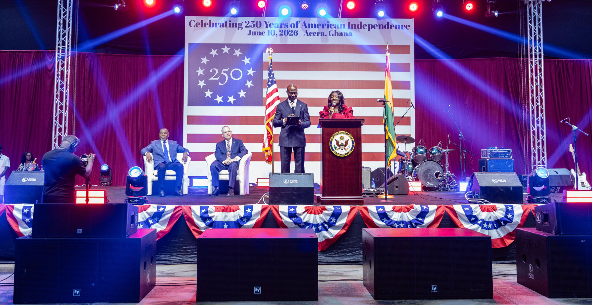 United States 250th Independence Day Celebration in Ghana - Remarks by Chargé d’Affaires Rolf Olson