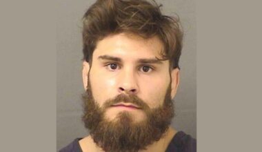 RAF’s Georgio Poullas arrested for allegedly slamming brother of sister’s groom through glass table