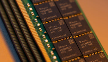 256GB Double-Data-Rate (DDR) 5 memory modules.