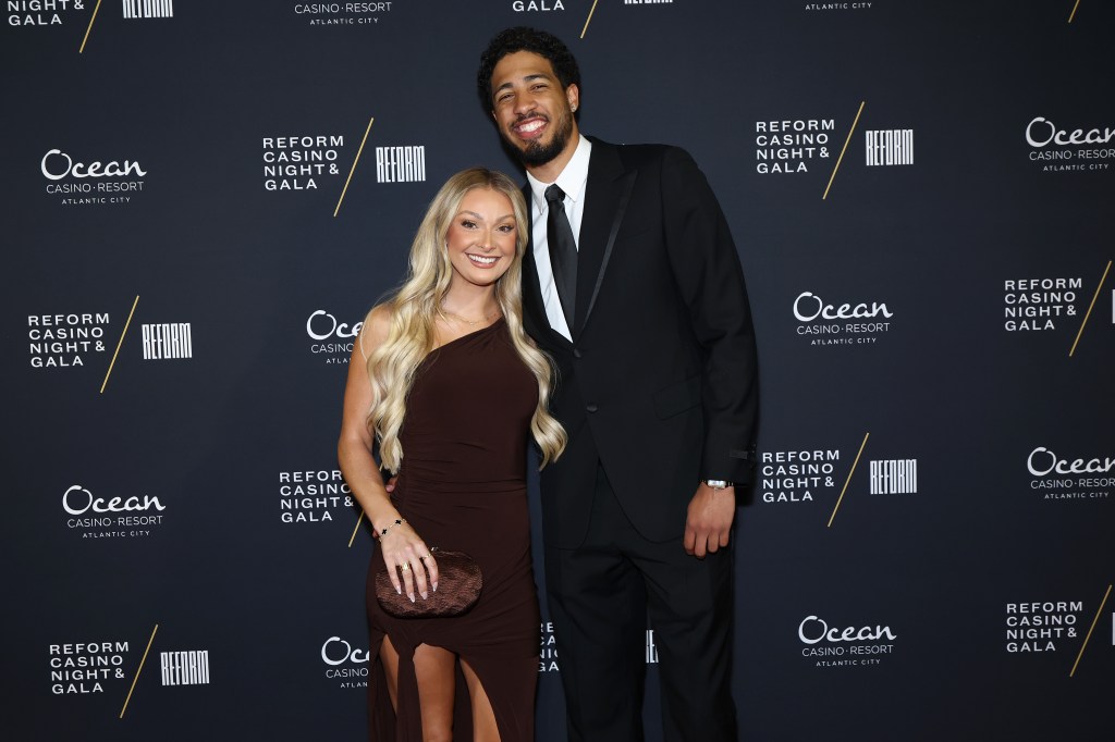 Jade Jones and Tyrese Haliburton