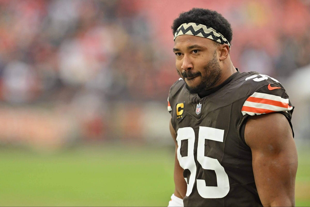 Browns trade Myles Garrett to Rams in blockbuster deal for Jared Verse, draft picks