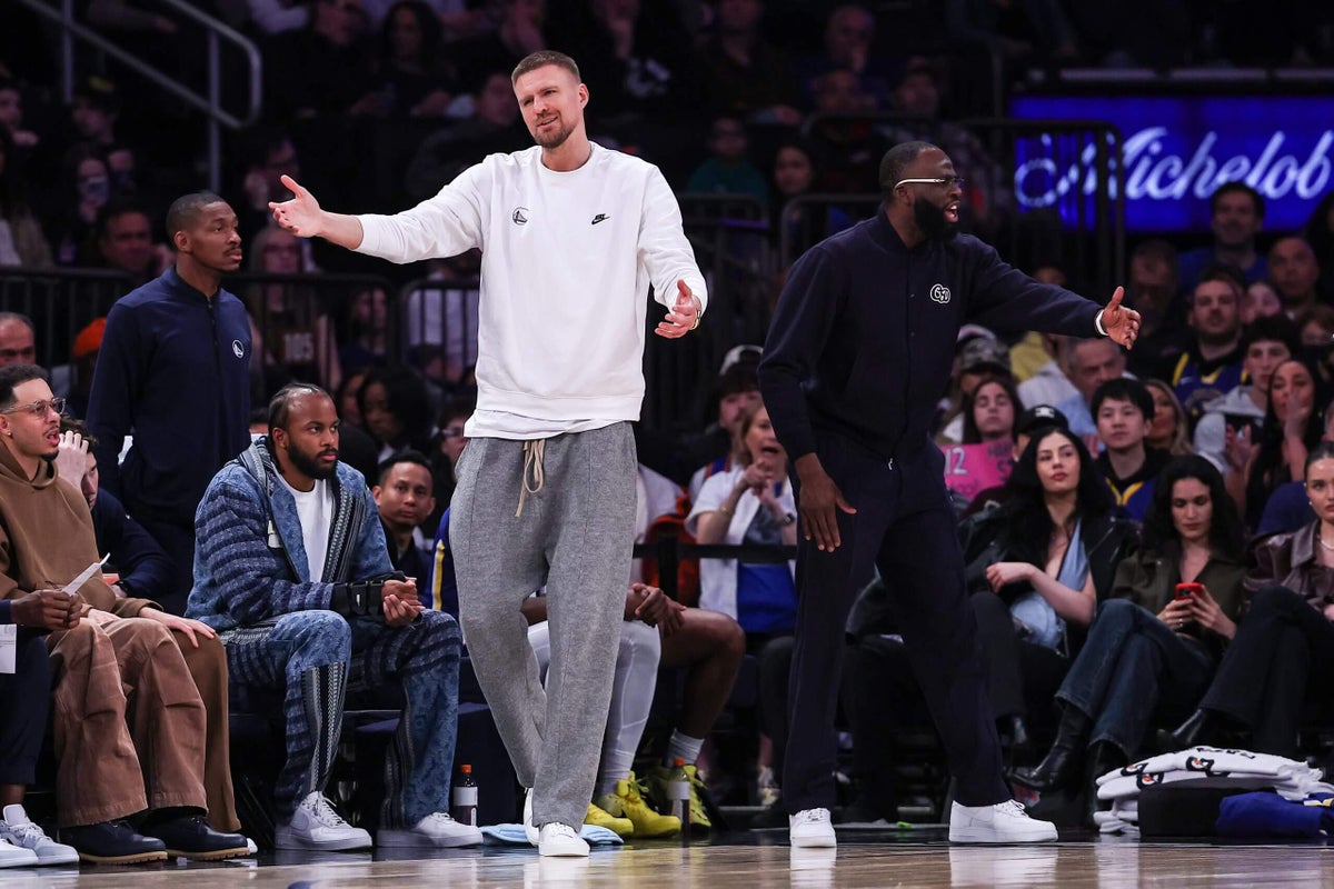Warriors GM Mike Dunleavy optimistic about talks with Draymond Green, Kristaps Porzingis on returning