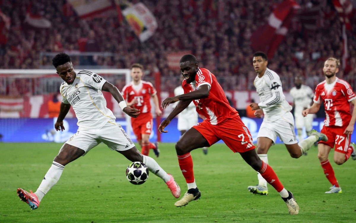 UEFA rankings: Real Madrid lose top spot to Bayern, Arsenal seventh, Man United out of top 20