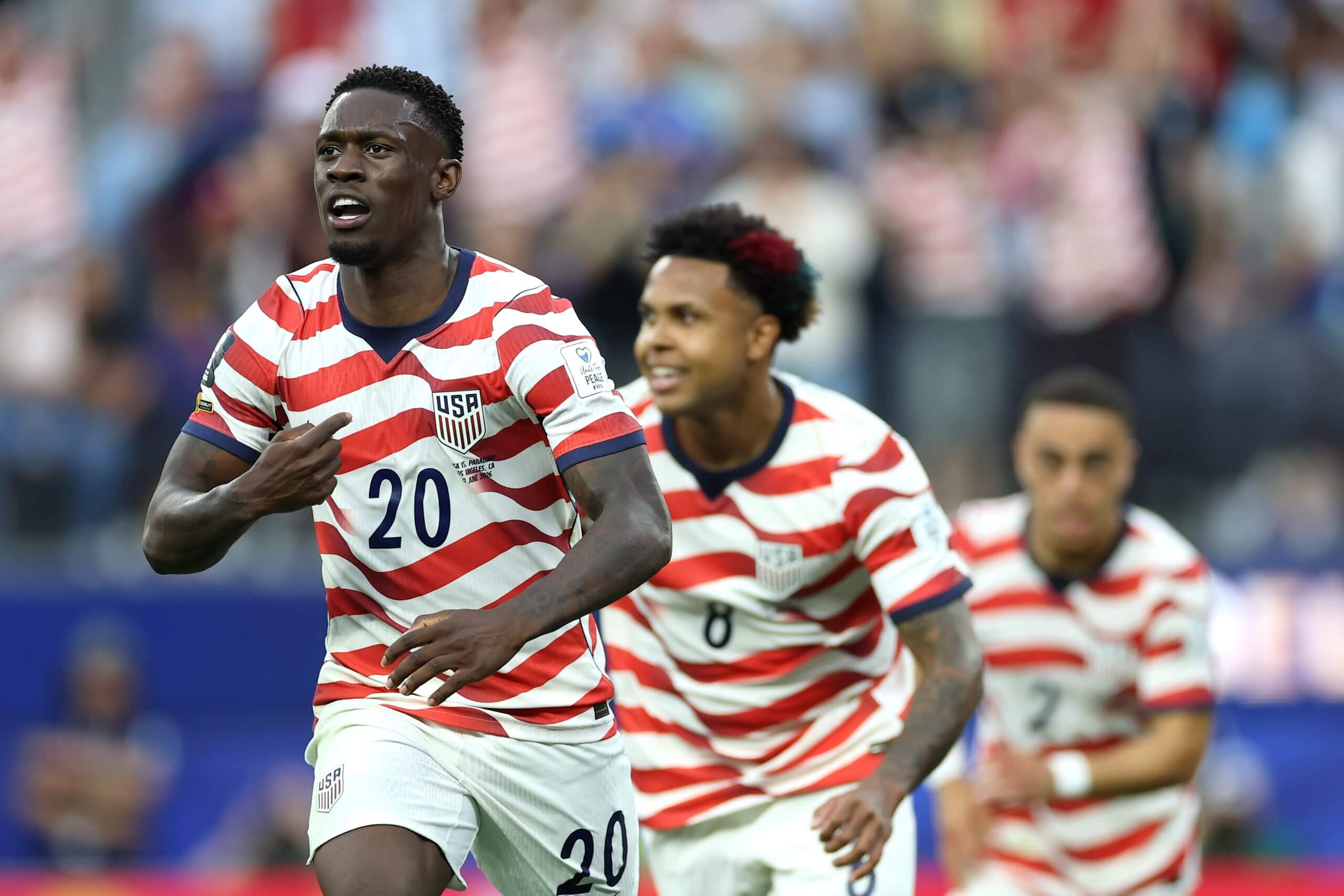 Folarin Balogun scores for USMNT vs. Paraguay