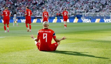 Erling Haaland makes splash on World Cup debut, sprinkler erupts at Gillette Stadium