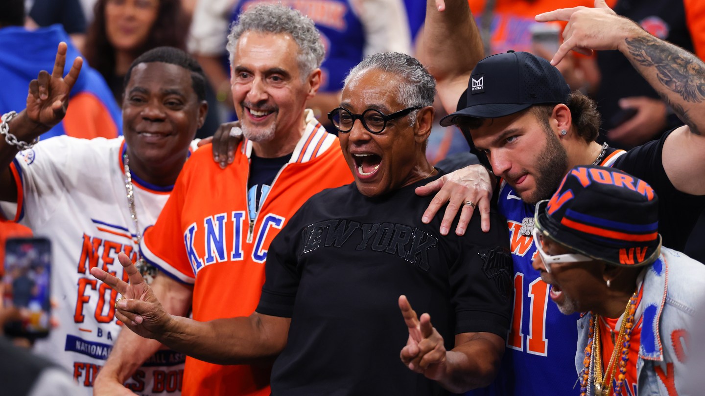 John Turturro Walked Across Brooklyn Bridge for Knicks Parade