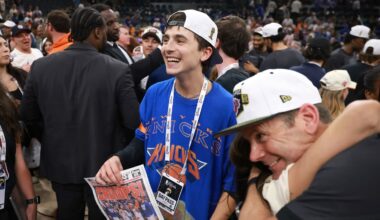 Knicks Win NBA Championship: Spike Lee, Timothee Chalamét Celebrate